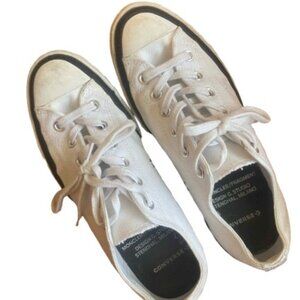 Converse All Star White Sneakers Moncler Collab Low Top Pre-Owned Size 7